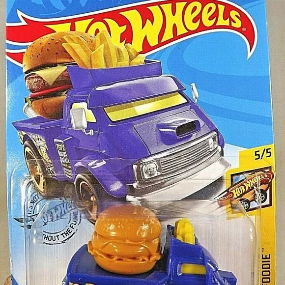 Hot Wheels Buns Of Steel 1/64 Die-Cast Car - Purple Fast Foodie Series (15/250) - View #12